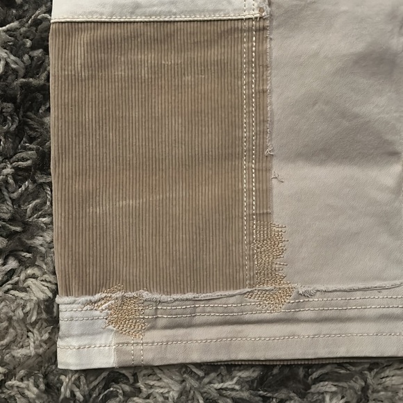 Beige Patchwork Pilcro and the Letterpress Anthropologie Skirt - Picture 2 of 9